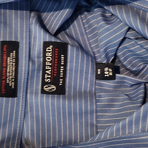 7 Shirt Bundle Safford Performance Dress shirts ALL size 18.5-19 36/37 - Picture 2 of 8